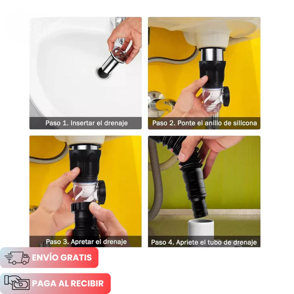 FlexiDrai™ Kit Tubo de Drenaje Flexible Antiolor