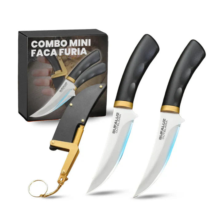[OFERTA LIMITADA] Combo de cuchillo mini Furia Ultra Sharp: compra 1 y llévate 2 gratis + funda