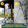 Escalera Telescópica Plegable Ligera de Aluminio 5 Metros (5 Años Garantía)