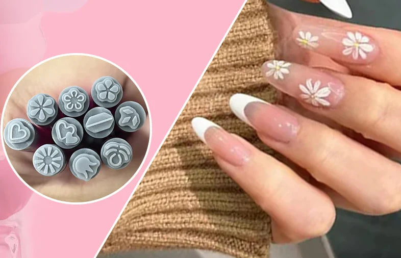 [OFERTA LIMITADA] Compre 1 Nivel 2 - Bolígrafo para estampar diseños de uñas (paquete de 10)