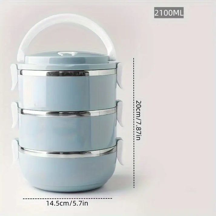 PACK PREMIUM APILABLE x3: 3 Porta Comidas Térmicos | Mantén tu Comida Caliente y Fresca + Envío Gratis