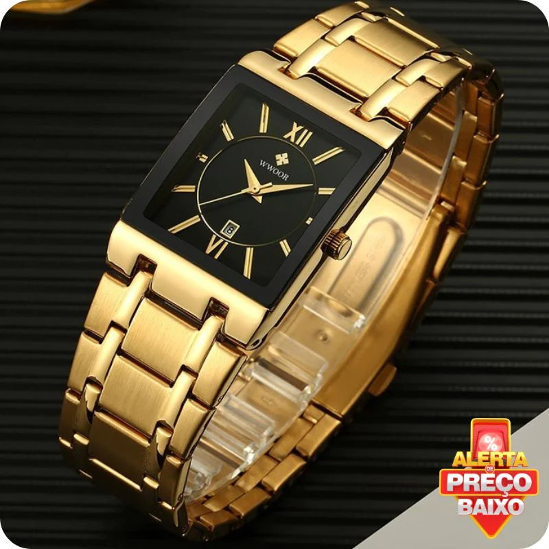 WWOOR Últimas Cuarzo Reloj Hombres