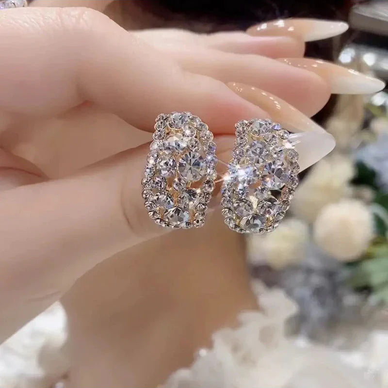 Pendientes de cristal elegantes