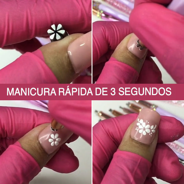 [OFERTA LIMITADA] Compre 1 Nivel 2 - Bolígrafo para estampar diseños de uñas (paquete de 10)