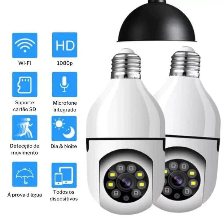 Cámara inteligente Wi-Fi Full HD 360°