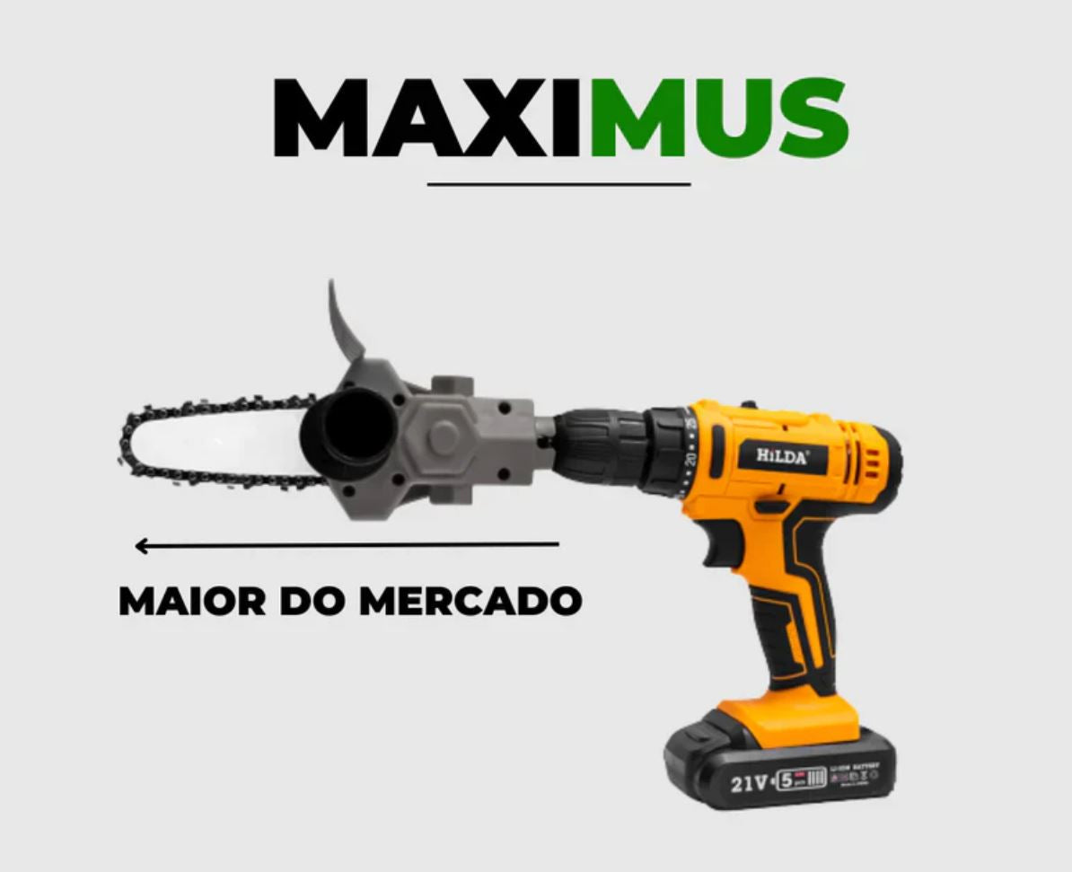 MAXIMUS-Adaptador de motosierra para taladro y destornillador